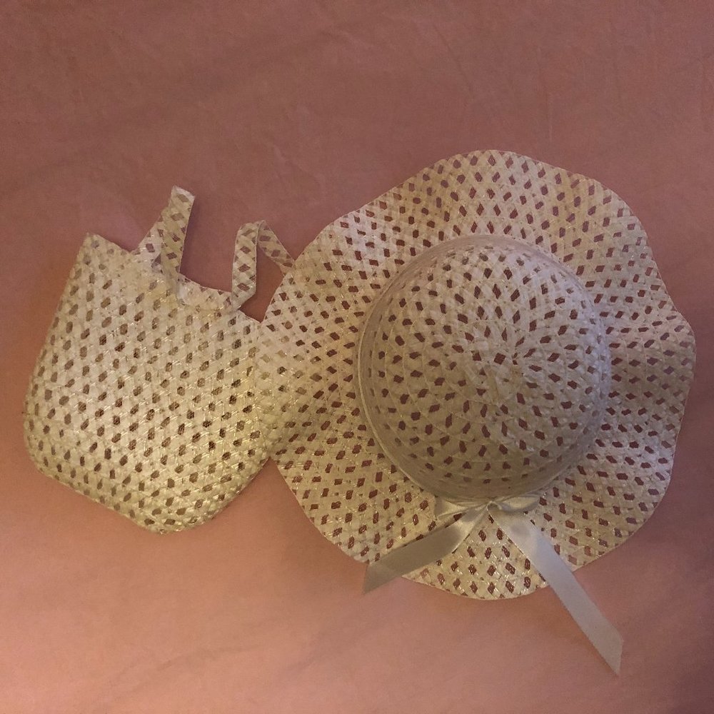 Girl's Dress Hat & Purse